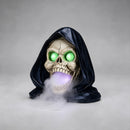 Halloween Grim Reaper Skull Statue with LED Light
