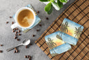 Palm Tree Foam Coasters Set of 4 Cup Coasters for Indoor Outdoor, Tabletop Protection, Anti Slip, Mouse pad Material