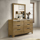 Garcia - Mirror - Light Brown by Unique Piece Furniture