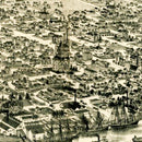 Vintage Map of Eureka, California 1889