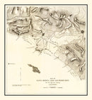 Vintage Map of Santa Monica, California 1892