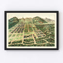 Vintage Map of Haight Ashbury, California 1893