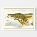 Vintage Map of San Pedro, California 1897