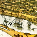 Vintage Map of San Pedro, California 1897