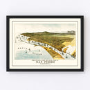 Vintage Map of San Pedro, California 1897
