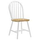 Greer Natural Brown And White 5-Piece Dining Set