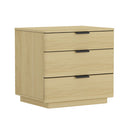 Payton - Nightstand & 3 Drawers - Oak by HouseOfZazla