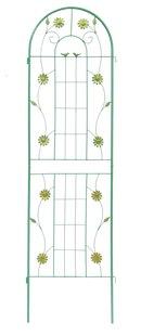 4 Pack Metal Garden Trellis 71" x 19.7" Rustproof Trellis for Climbing Plants Outdoor Flower Support Green