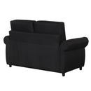Pull Out Sofa Bed Loveseat Sleeper With Twin Size Memory Mattress With Two USB Ports For Living Room Spaces by HouseOfZazla