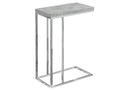 Accent Table, C-Shaped with Tempered Glass - Contemporary & Modern by HouseOfZazla