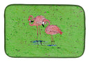 Flamingo Dish Drying Mat Absorbent Dish Drying Mat Pad for Kitchen Counter Dish Drainer Mat for Countertop, 14 x 21", Multicolor