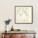 Vintage Map of Monterey, California 1920