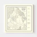 Vintage Map of Monterey, California 1920