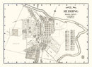 Vintage Map of Redding, California 1920
