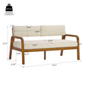 4-Pieces Outdoor Sofa Set with Cushions by HouseOfZazla
