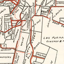 Vintage Map of Montecito, California 1924