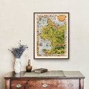 Vintage Monterey Peninsula Map 1926