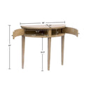 Vintage Inspired Storage Console Table With Fluted Doors by Unique Piece Furniture