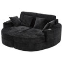 Boneless Design Upholstered Sofa Bed With Cup Holders by Unique Piece Furniture