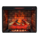 33 inch Infrared Electric Fireplace Insert, Touch Panel Home Decor Heater, Smokeless Firebox With Trim Kit