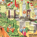 Vintage Map of Santa Monica, California 1940