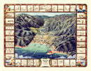 Vintage Avalon & Santa Catalina Island Map 1948