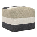 Clay - Square Pouf, Upholstered by HouseOfZazla