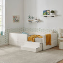 Safe Kids Bed With Guardrails And Storage by HouseOfZazla