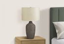 Lighting, Table Lamp, Ceramic, Resin, Contemporary - Gray by HouseOfZazla