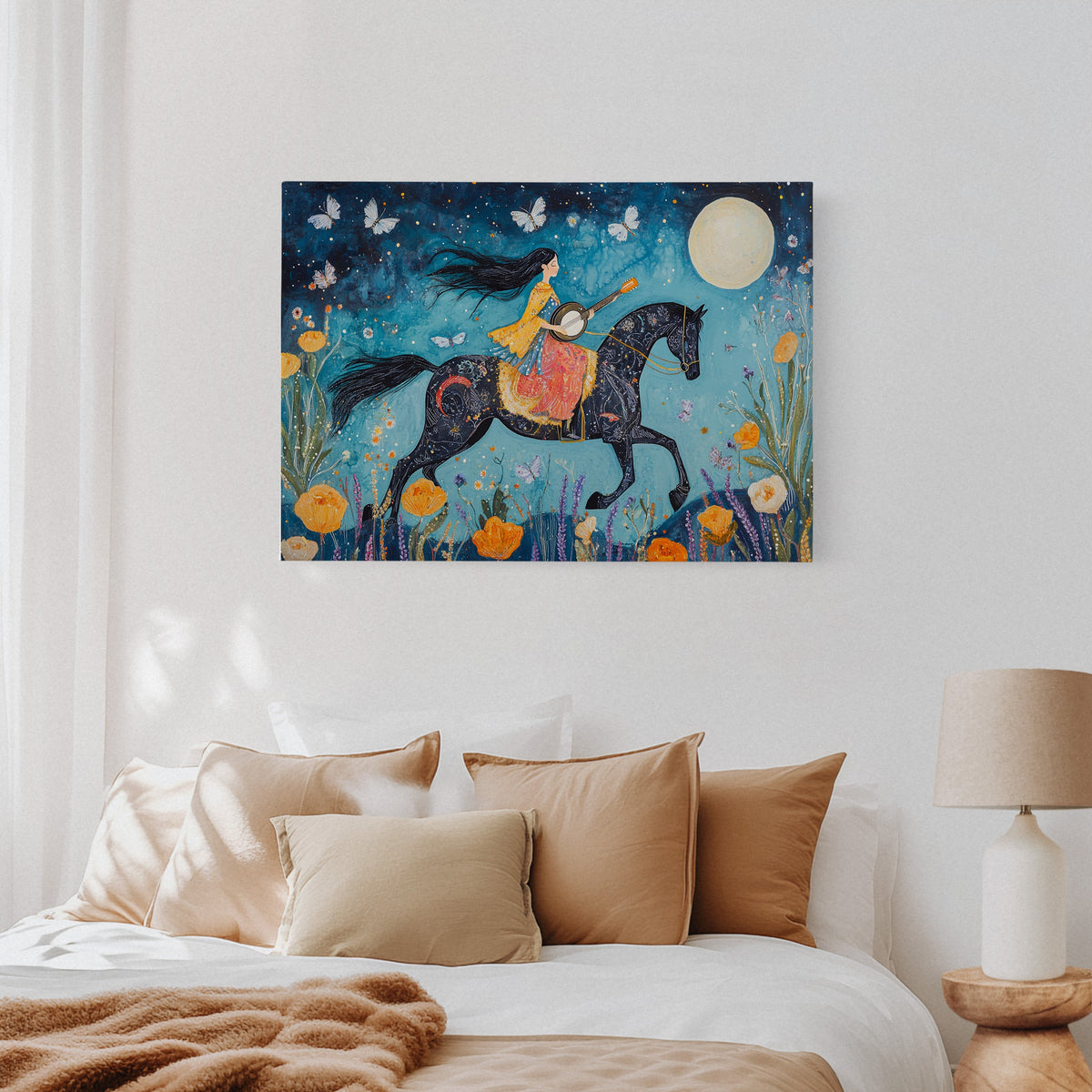 Moonlit Melody on Midnight Horseback, photo 10 of 16