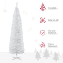 HOMCOM 7' Artificial Pencil Christmas Tree