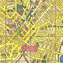 Vintage Map of New Haven, Connecticut 1928