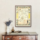 Vintage Map of New Canaan, Connecticut 1930
