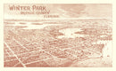 Vintage Map of Winter Park, Florida 1885