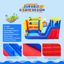 7 in 1 Inflatable Slide Water Park for Kids by HouseOfZazla