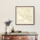 Vintage Map of Panama City, Florida 1887