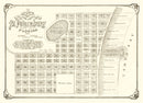 Vintage Map of St. Petersburg, Florida 1889