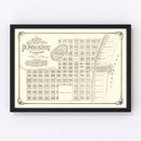 Vintage Map of St. Petersburg, Florida 1889