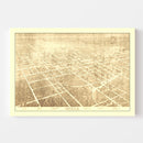 Vintage Map of Ocala, Florida 1892