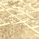 Vintage Map of Ocala, Florida 1892