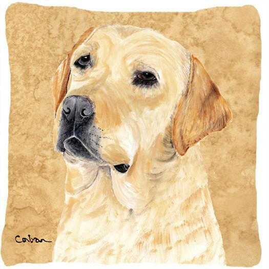 Labrador Decorative   Canvas Fabric Pillow