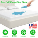 Queen Size Waterproof Mattress Protector Breathable Soft Cotton Mattress Pad Cover With Elastic Deep Pocket Up To 11in Noiseless Machine Washable Bedd