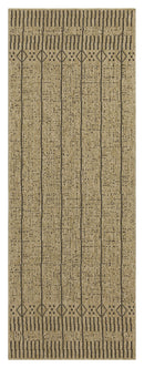 Earth GC_NTL1008 Jute/Black 5 ft. 3 in. x 7 ft. 3 in. Area Rug