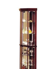 Huxley - Curio Cabinet (Corner) - Cherry by HouseOfZazla