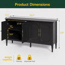 Vintage Buffet Cabinet With Adjustable Shelves by HouseOfZazla