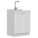 Murphy - Laundry Cabinet & Faucet And Stainless Steel Sink by Unique Piece Furniture