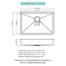 Undermount Sink Low Depth Single Bowl by HouseOfZazla