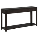 Marcelo Sofa Console Table with 2 Drawers and Shelf Coffee