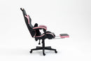 Cute Cat Gaming Chair with Paw Lumbar Cushion