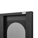 Modern Metal Shoe Cabinet With DoublebSided Doors And Adjustable Partitions